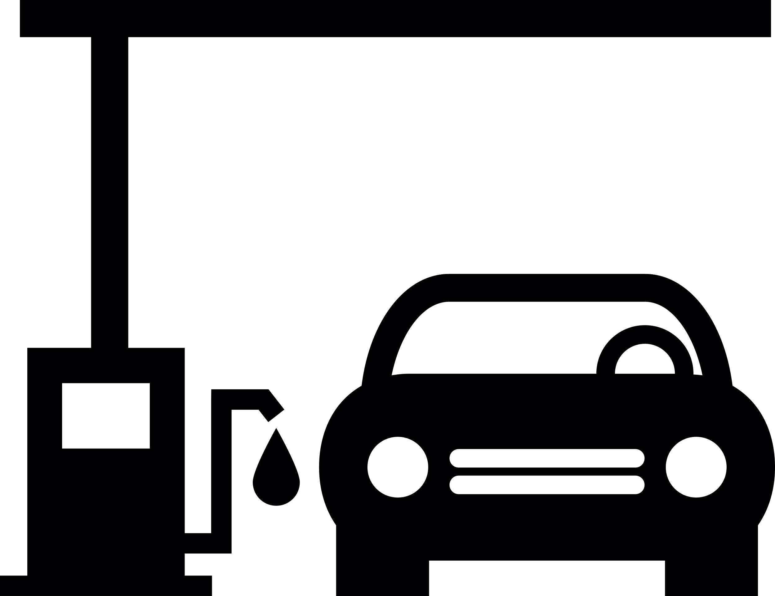 Car In A Gas Station Sticker Svg Vector Free Vectors